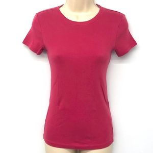Gap Favorite Crew Neck T Shirt Short Sleeve Pink